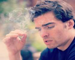 Bradley Hamilton smoking